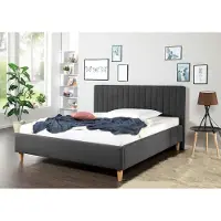 Maintal Polsterbett "Friant", grau (anthrazit), B:175cm H:108cm L:212cm, Betten, Polsterbett, Bettseiten zerlegt, ohne Bettkasten