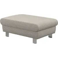 Cotta Hocker "Komaris, B: 100 cm", ivory, B:100cm H:45cm T:65cm, 88% POLYESTER (PES) 12% POLYAMID (PA), Hocker, Hocker, individuell zu kombinieren