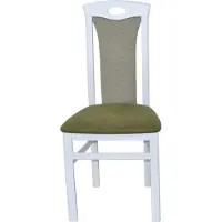 HOFMANN LIVING AND MORE 4-Fußstuhl, grün (grün, weiß, grün), B:45cm H:95cm T:48cm, , Stühle, 4-Fußstuhl
