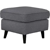 Home affaire Polsterhocker "Polsterhocker CHISTELLE, auch in Bouclé", grau (anthrazit), B:57cm H:46cm T:57cm, 100% Polyester, Hocker, Polsterhocker, mit Wellenunterfederung, Maße: B/TH: 57/57/46 cm