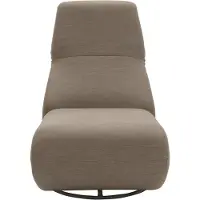Domo Sessel "Sonner, wahlweise mit Swivelfunktion", braun, B:68cm H:67cm T:88cm, 100% Olefin, Sessel, Sessel, Um 360 Grad drehbar, Rücken aufstellbar, Drehsessel