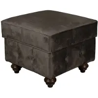Home affaire Polsterhocker "MENDITTE", braun, B:55cm H:46cm T:55cm, 100% Polyester, Hocker, Polsterhocker
