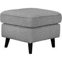 Home affaire Polsterhocker "Polsterhocker CHISTELLE, auch in Bouclé", grau, B:57cm H:46cm T:57cm, 100% Polyester, Hocker, Polsterhocker, mit Wellenunterfederung, Maße: B/TH: 57/57/46 cm