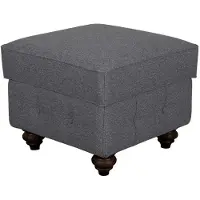 Home affaire Polsterhocker "MENDITTE", grau (anthrazit), B:55cm H:46cm T:55cm, 100% Polyester, Hocker, Polsterhocker