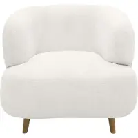 Home affaire Sessel "Tistam", weiß, B:90cm H:73cm T:86cm, 95% Polyester, 5% Nylon, Sessel, Sessel, Formschöner Polstersessel, perfektes Einzelstück, organische Form