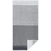 Egeria Handtücher "Maris", grau, B:50cm L:100cm, Walkfrottee, Obermaterial: 100% Baumwolle, Handtücher, Handtücher, Double Face mit Streifen, reine Baumwolle