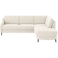Sit&More Ecksofa SIT & MORE "Soul L-Form", beige (elfenbein), B:257cm H:90cm T:239cm, 100% Polyester, Sofas, Ecksofa, wahlweise mit Bettfunktion und Bettkasten oder Schubkasten