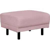 Home affaire Polsterhocker "AGNIA B/T/H: 70/64/43 cm", rosa, B:70cm H:43cm T:64cm, 100% Polyester, Hocker, Polsterhocker, passend zur Serie, auch in Cord und Bouclé