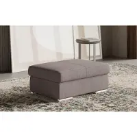 Sit&More Polsterhocker SIT & MORE "Broadway", grau (taupe), B:99cm H:42cm T:65cm, 90% Polyester, 10% Polyamid, Hocker, Polsterhocker