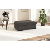 Sit&More Polsterhocker SIT & MORE "Alcudia", grau (fango), B:101cm H:43cm T:68cm, 100% Polyester, Hocker, Polsterhocker