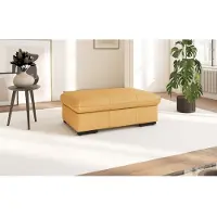 Sit&More Polsterhocker SIT & MORE "Alcudia", gelb (curry), B:101cm H:43cm T:68cm, Hocker, Polsterhocker