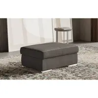 Sit&More Polsterhocker SIT & MORE "Broadway", grau (fango), B:99cm H:42cm T:65cm, 100% Polyester, Hocker, Polsterhocker