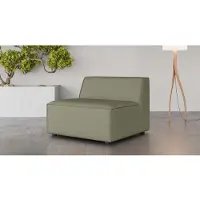 Otto Home Sessel "Bequemer Sessel Cavan, Maße B/T/H: 90/90/72 cm", grün, B:90cm H:72cm T:90cm, 100% Polyester, Sessel, Sessel, ohne Armlehne, mit Wellenunterfederung, auch in Bouclé