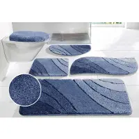 Otto Home Badematte "Josie, Badvorleger, Badezimmer Teppich" Gr. 61, blau (verlauf blau), H:20mm, Polyester, Badematten, Badematte, Badteppich, Badematten, rechteckig, rund & als 3-tlg. Set erhältlich