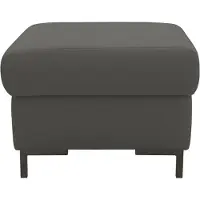 Home affaire Polsterhocker "Jamie 2", grau (dunkelgrau), B:54cm H:45cm T:54cm, 100% Polyester, Hocker, Polsterhocker, auch in Cord, passend zur Serie, B/T/H: 54/54/45 cm