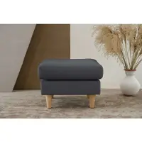 Andas Polsterhocker "Tvinno", grau (anthrazit), B:63cm H:47cm T:63cm, 100% Polyester, Hocker, Polsterhocker, im skandinavischen Stil
