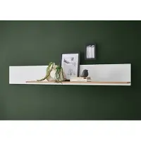 Home affaire Wandboard "Hudson", weiß (eiche, weiß), B:150cm H:22cm T:21cm, Holzwerkstoff, Regale, Wandboard, in moderner Trendfarbe, Breite 150 cm