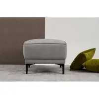 Otto Home Hocker "Oland Struktur fein Polsterhocker", grau (light grau), B:56cm H:45cm T:58cm, 100% Polyester, Hocker, Hocker, passend zur Serie OLAND