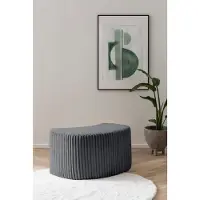 Home affaire Hocker "MAISIE Cord, passende Ergänzung Drehsessel", grau (anthrazit), B:52cm H:45cm T:38cm, Hocker, Hocker, in 3 Farben