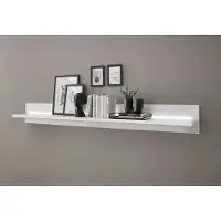 Inosign Wandboard "LONG ISLAND", weiß, B:200cm H:24cm T:24cm, Holzwerkstoff, Regale, Wandboard, in moderner Trendfarbe, inklusive Beleuchtung
