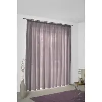 Wirth Vorhang "Sunday", lila, B:142cm H:315cm, Jacquard, Baumwolle, Polyester, Gardinen, Vorhang, nach Maß