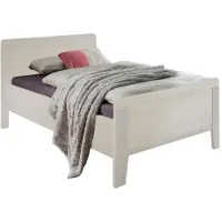 Wiemann Holzbett "Bern", beige (polarlärche, dekor), B:99cm H:88cm L:207cm, Betten, Holzbett, 4-fach Liegehöhenverstellung