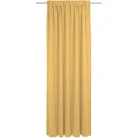 Adam Audio Vorhang ADAM "Uni Collection, Made in Germany", gelb, B:142cm H:185cm, Baumwolle (Bio-Baumwolle), Gardinen, Vorhang, Blickdichter aus 100% Bio-Baumwolle, Vorhang nach Wunschmaß