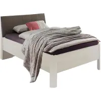 Wiemann Polsterbett "Bern", beige (polarlärche, dekor), B:99cm H:96cm L:217cm, Betten, Polsterbett, 4-fach Liegehöhenverstellung