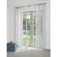 Wirth Gardine "Lizzy" Gr. 10, weiß, B:300cm H:245cm, Polyester, Gardinen, Gardine