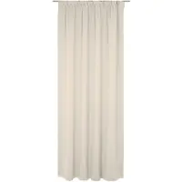 Wirth Vorhang "Umea" Gr. 3, beige, B:132cm H:225cm, Jacquard, Polyester, Gardinen, Vorhang