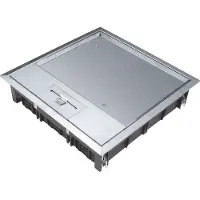 Hager VEQ0612E Versorgungseinheit aus Edelstahl Q06 200x200mm für 12mm Bodenbelag