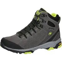 Brütting Wanderstiefel BRÜTTING "Outdoorstiefel Mount Trish High", Herren, Gr. 42, Textil, grau, Veloursleder, Schuhe Wanderstiefel
