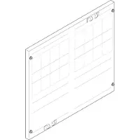 ABN FAP23709N Abdeckplatte 500x450mm 2FB/3RE_NH00-000 SammelS 60mm (5-polig) NH00 / NH000