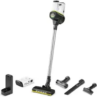 Kärcher Dulki? siurblys VC 6 Cordless ourFamily Baterija Plus, Stabstaubsauger, Beutellos, Weiß, 0,8 l, Metall, Trocken