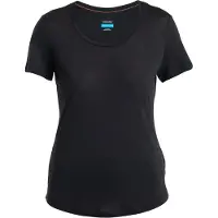 Icebreaker W Mer 125 Cool-lite Sphere III Short Sleeve Scoop black (IB001) L