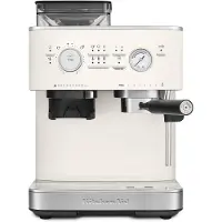 KitchenAid Espresso-Maschine 5KES6551EPL Porzellanweiss halbautomatische Espressomaschine