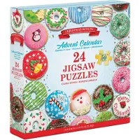Sonstige Verlage Puzzle-Adventskalender - Christmas Donuts, 24 x 50 Teile, 12.5 x 12.5 cm, 9924-5806