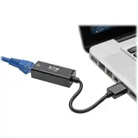 Eaton TRIPPLITE USB 3.0 to Gigabit Ethernet NIC Network Adapter 10/100/1000Mbps Black