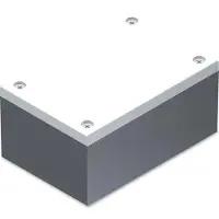 Velleman Gehäuse, CP/1.20, ABS, Dunkelgrau, 85 x 56 x 41,4 mm, CP