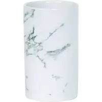 MSV 3700703926313, Freistehender Zahnbürstenhalter, Keramik, Weiß, 66 mm, 63 mm, 105 mm