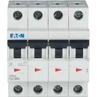 Eaton 240971 Leitungsschutzschalter, 4 A, 4p, Charakteristik: D FAZT-D4/4