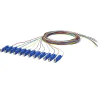 BTR NETCOM BTR 150Q1MO0020E LWL-Pigtail OpDAT Pigt. E2000-UPC STB OS2 12Frb - 12 Stück