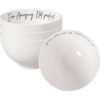 Villeroy & Boch Schale "Bols Amazing not perfect Statement ø 13,8 cm 4er Set weiß", weiß, Schüsseln, Schale