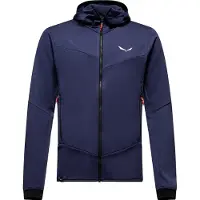 Salewa - Sella Crevasse Hooded Jacket - Fleecejacke Gr 50 blau