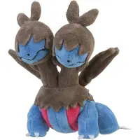 Tinisu Pokemon Duodino Kuscheltier - 18 cm Plüschtier Zweilous