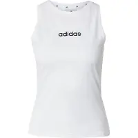 Adidas Top Essentials Linear JC5799 Weiß Slim Fit 40