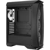 Aerocool Aero One Duo, Midi Tower, PC, Schwarz, ATX, micro ATX, Mini-ITX, Acrylnitril-Butadien-Styrol (ABS), SPCC, Gaming