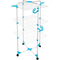Gimi Modular 3 Color, Wäscheständer, Stahl, Blau, Weiß, 30 m, CE, 710 mm