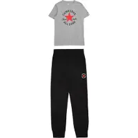 Converse Kids Dissected Ctp Fit Kurzarm-set Schwarz,Grau 13-15 Years Schwarz,Grau 13-15 Years