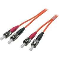 EFB Elektronik O6013.7,5 Duplex Jumper ST-ST 50/125μ, OM2, LSZH, orange, 3.0mm, 7,5m O601375